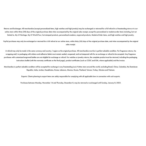 LOUIS VUITTON PETIT LOUIS NECLACE, GOLD - Picture 7 of 7